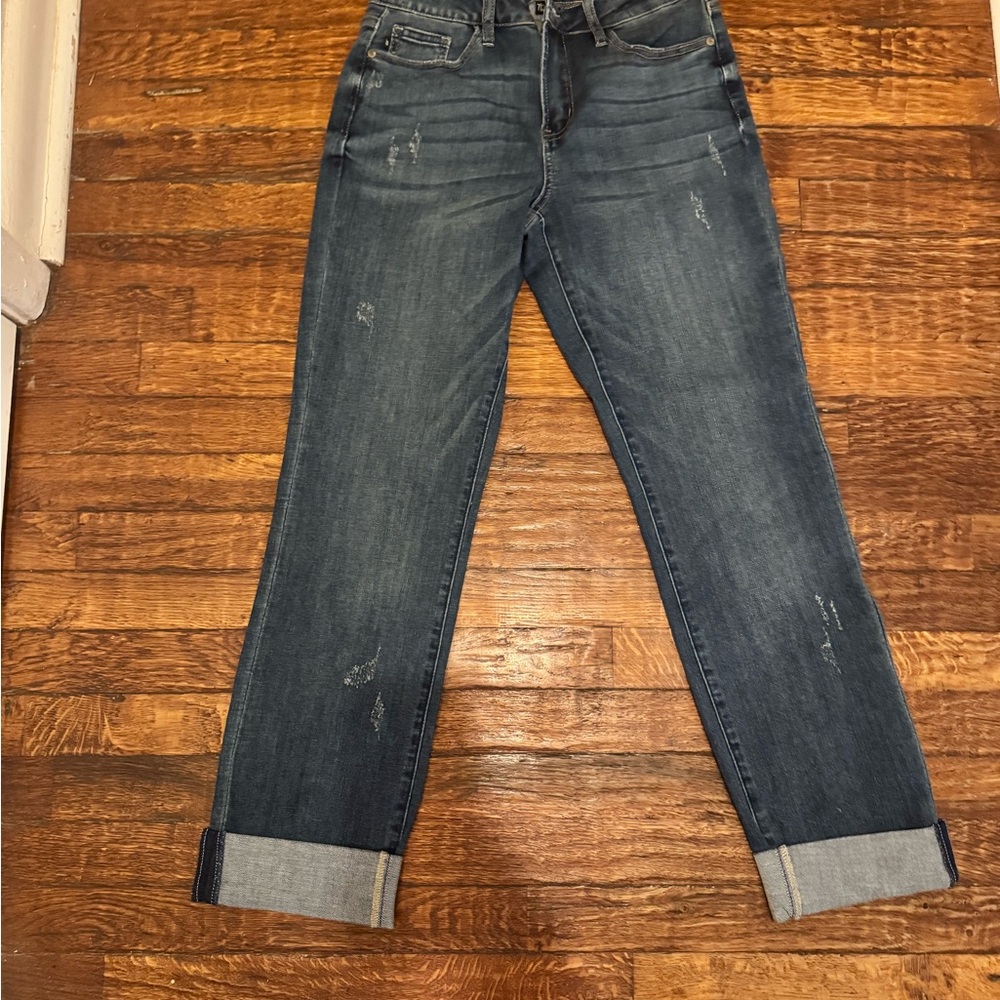 Judy Blue Dark Wash Boyfriend Jeans